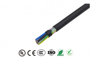 Special control cables for robots